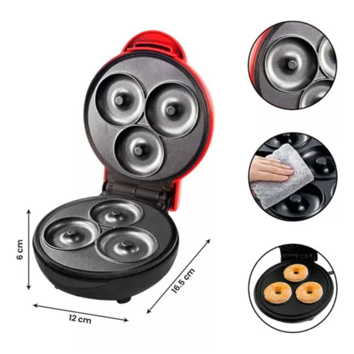 Miniatura 4 de Máquina para donas 3 puestos wq-h603